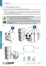 Предварительный просмотр 20 страницы OCEM DIAM3200 IGBT Use And Maintenance Manual