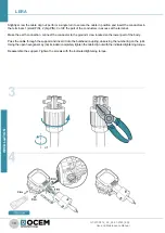 Предварительный просмотр 18 страницы OCEM LERA P-001 Manual