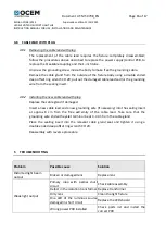 Preview for 16 page of OCEM LHE Instruction Manual For Use, Installation And Maintenance