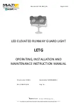 OCEM MULTI ELECTRIC LETG Instruction Manual предпросмотр