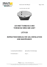 OCEM Multi Electric LRTH04 Instruction Manual For Use, Installation And Maintenance preview