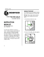 Preview for 2 page of OCENCO M-40 SCSR Instruction Booklet