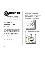 Preview for 12 page of OCENCO M-40 SCSR Instruction Booklet