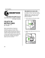 Preview for 22 page of OCENCO M-40 SCSR Instruction Booklet