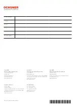 Preview for 100 page of Ochsner AIR 11 Operating And Installation Manual