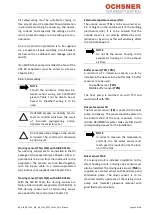 Preview for 19 page of Ochsner AIR 80 C13A Operating And Installation Instructions