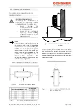 Preview for 9 page of Ochsner AIR BASIC 109 Operating Manual/Installation Manual