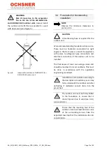 Preview for 10 page of Ochsner AIR BASIC 109 Operating Manual/Installation Manual