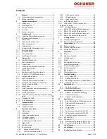 Preview for 3 page of Ochsner Air Eagle 717 Operating And Installation Manual