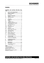 Preview for 2 page of Ochsner GMLW Installation And Operating Instructions Manual