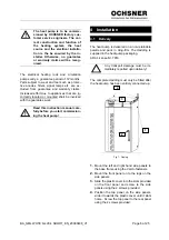 Preview for 6 page of Ochsner GMLW Installation And Operating Instructions Manual