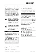 Preview for 11 page of Ochsner GMLW Installation And Operating Instructions Manual