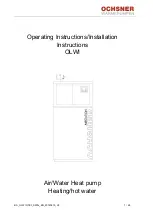 Ochsner OLWI 9 Operating Instructions & Installation Instructions предпросмотр