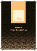 Preview for 1 page of Ocina Stick Blender Set Manual