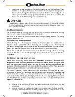 Preview for 20 page of Ockelbo B18 Series Owner'S Manual