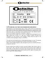 Preview for 31 page of Ockelbo B18 Series Owner'S Manual