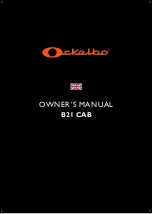 Ockelbo B21 CAB Owner'S Manual preview