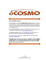 oCOSMO CE3201 User Manual preview