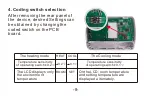 Предварительный просмотр 8 страницы OCSTAT E3RF Operating Instructions Manual