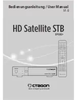 Octagon HD Satekkite STB XP1000+ User Manual preview