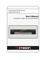 Octagon SF 1008G+ SE+ HD INTELLIGENCE User Manual предпросмотр