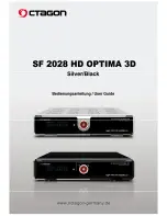 Octagon SF 2028 HD OPTIMA 3D User Manual preview