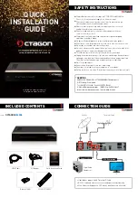 Предварительный просмотр 2 страницы Octagon SF4008 Quick Installation Manual