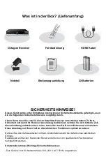 Preview for 3 page of Octagon SF8008SUPREMETWIN User Manual