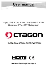 Preview for 12 page of Octagon SF8008SUPREMETWIN User Manual