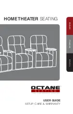 Octane Fitness HOME THEATER SEATING User Manual preview