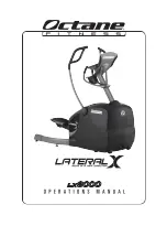 Предварительный просмотр 1 страницы Octane Fitness Lateral X 8000 Operation Manual