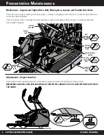 Preview for 6 page of Octane Fitness LX 8000 Touch Preventative Maintenance And Diagnostics
