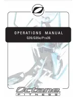 Octane Fitness Pro35 Operation Manual предпросмотр