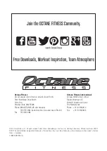 Preview for 20 page of Octane Fitness PRO3700C Operation Manual