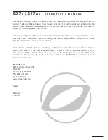 Preview for 3 page of Octane Fitness Q37e Operation Manual