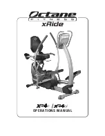 Preview for 1 page of Octane Fitness xRide xR4c Operation Manual