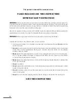 Preview for 3 page of Octane Fitness xRide xR650 Operation Manual