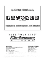 Preview for 16 page of Octane Fitness XT-One Safety And Assembly Instructions Manual