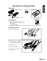 Preview for 3 page of Octane Fitness XT3700 Safety And Assembly Instructions Manual