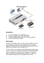 Предварительный просмотр 3 страницы Octava HD11-ARC Installation Manual