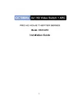 Octava HD41-ARC Installation Manual preview