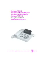 Octopus F620 HFA Operating Instructions Manual preview