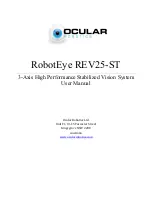 Ocular Robotics RobotEye REV25-ST User Manual preview