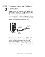 Предварительный просмотр 5 страницы Oculus VR Rift DK2 Quick Start Manual