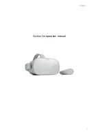 OCULUS Go Operation Manual preview