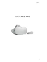 OCULUS Go Operation Manual предпросмотр