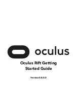 OCULUS Rigt Getting Started Manual preview
