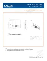 Preview for 2 page of OCZ 4 PORT HSDL CARD Datasheet