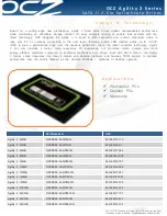 Предварительный просмотр 1 страницы OCZ AGILITY 2 Datasheet