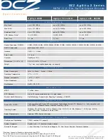 Предварительный просмотр 2 страницы OCZ AGILITY 2 Datasheet